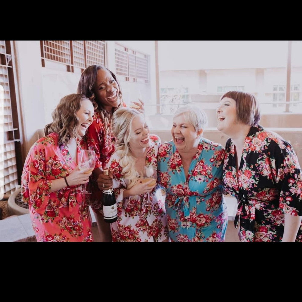 Pink Floral Robe - Picture 7 of 8
